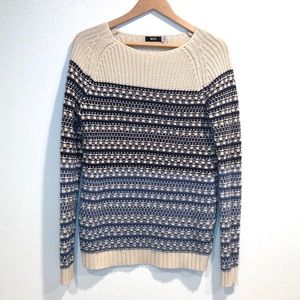 BDG Crew Neck Color Block Knit Sweater Size XS